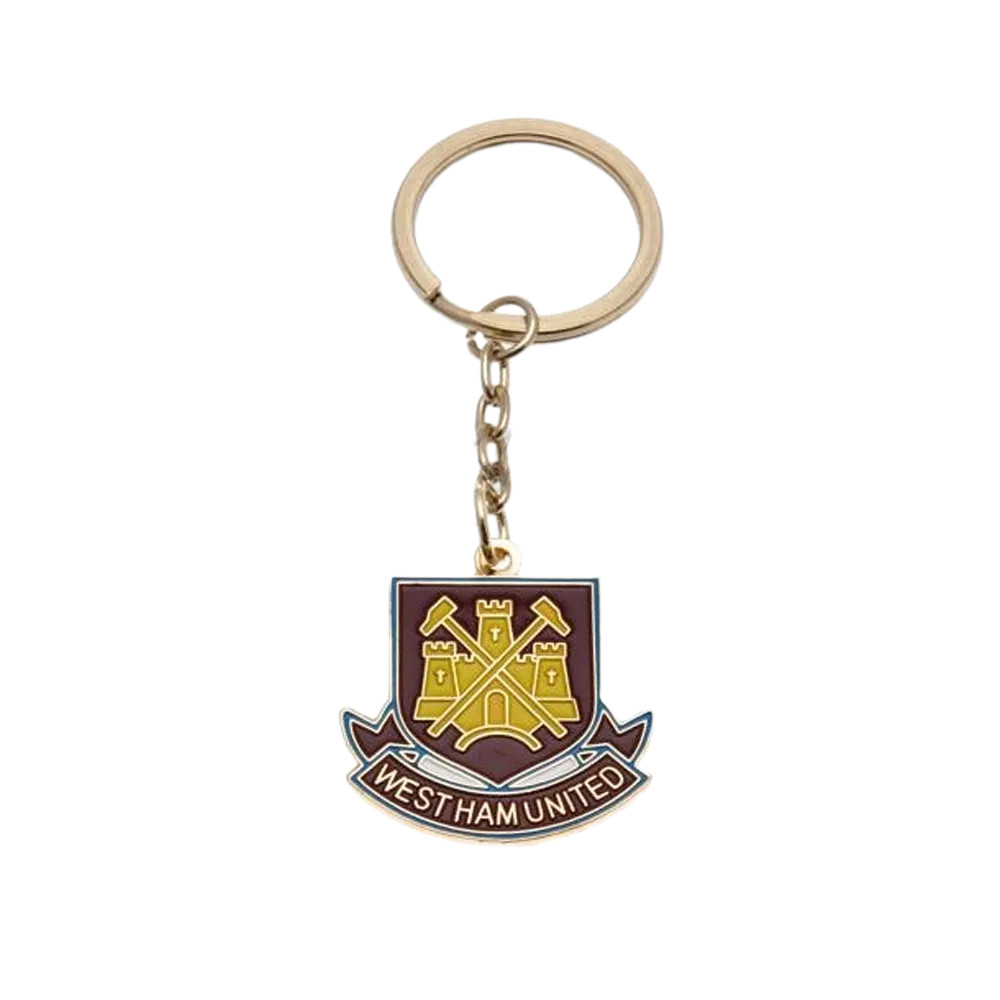 West Ham FC Metal Crest Keyring Official Licensed Football Club Xmas/Birthday