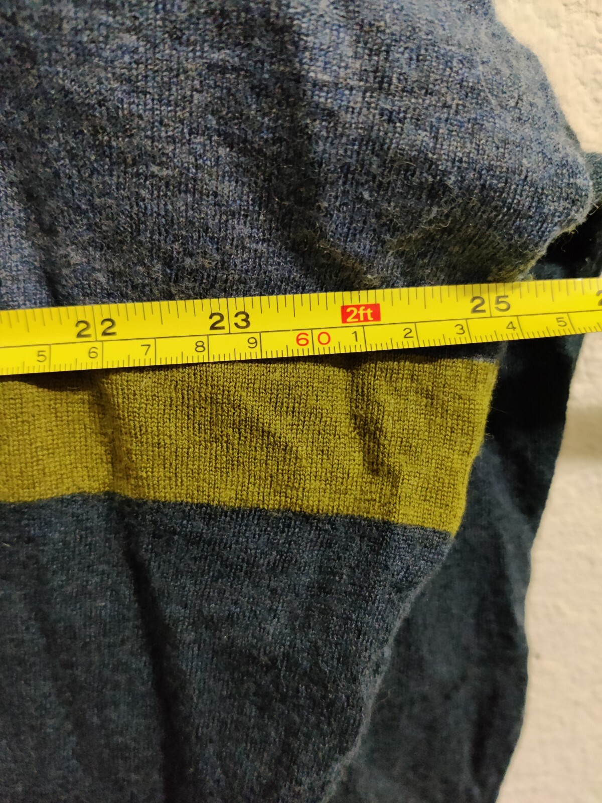 Pendleton Washable Wool Blue green Aztec Knit Sco… - image 8