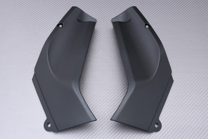 Caches de réservoir latéraux droit et gauche en ABS noir pour moto Yamaha YZF R1 2000-2001