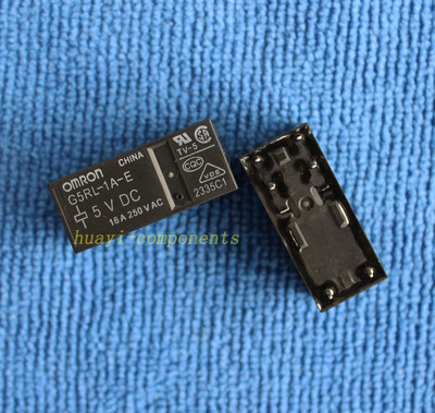 10 Stück ORIGINAL G5RL-1A-E-5VDC 5V 6 Pins 16A 250VAC OMRON Relais NEU