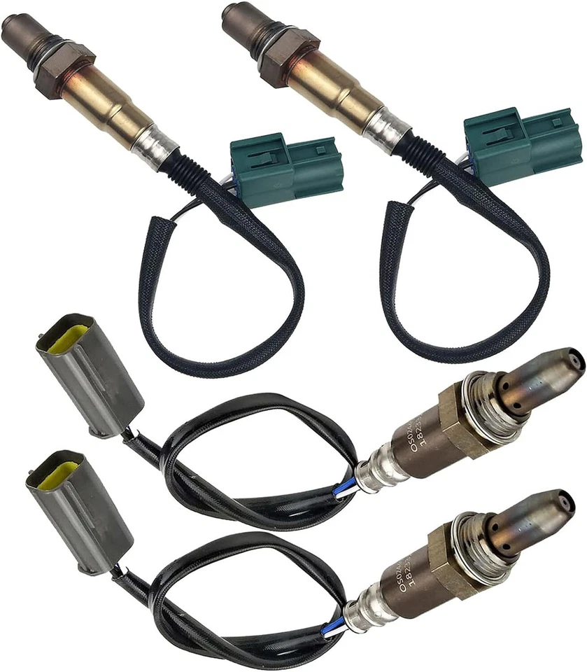 Sensor de oxígeno arriba+abajo 4 piezas para Nissan Titan 2007-2012 07-2010 Infiniti QX56 5,6 L Foto 4 de 4