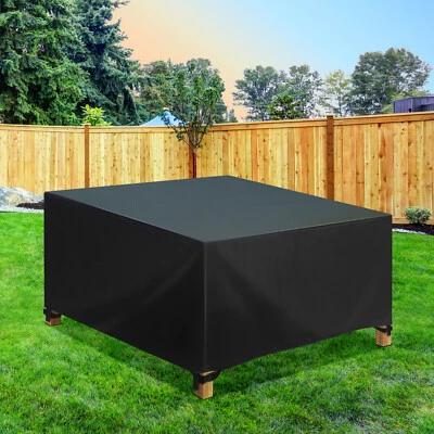 NEVERLAND 200x200x85cm Heavy Duty Waterproof Garden Furniture Cover For Rattan Table Cube