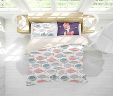 3D Fish Pattern Colorful Quilt Cover Set Duvet Cover Bedding Pillowcases