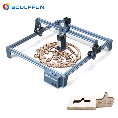 SCULPFUN S9 90W Effect Laser Engraving Cutting Machine 410x420mm Engraver D1J9