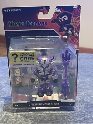 Devseries Ninja Legends Cybernetic Azure Sensei 3'' Action Figure New in Package