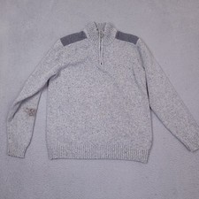 Method Sweater Mens Large Gray Pullover Long ...