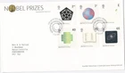 2001 GB FDC cover 100th Anniversary Nobel Prizes