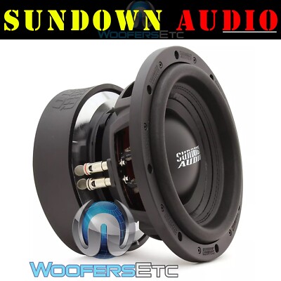 SUNDOWN AUDIO U-10 V2 D4 10'' SUB 1750W RMS DUAL 4-OHM SUBWOOFER BASS SPEAKER NEW