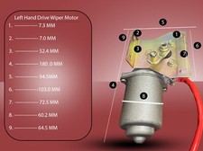 Moteur d'essuie-glace Suzuki Samurai SJ410 SJ413 (conduite à gauche uniquement)