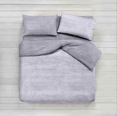 COMPLETO LENZUOLA COTONE MATRIMONIALE BON BON BORBONESE GRIGIO