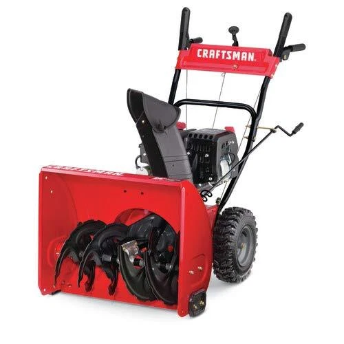 Craftsman SB410R 24" 208cc Electric Start Two-Stage Snow Blower Red Color