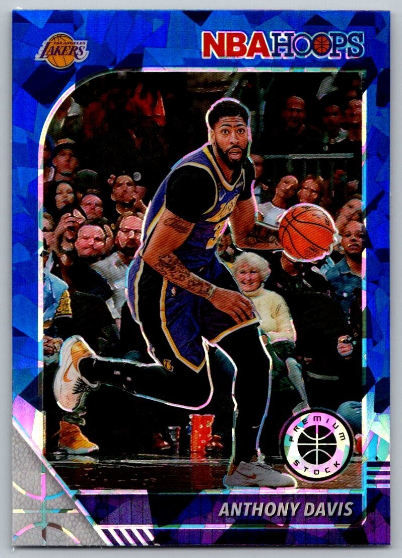 ANTHONY DAVIS 2019-20 Hoops Premium Stock #89 Cracked Ice Prizm
