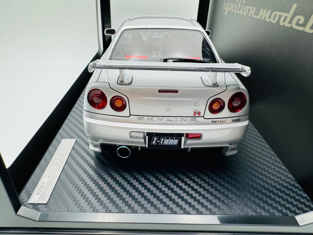 Ignition Model 1:18 Nissan Nismo R34 GT-R Z-Tune Silver