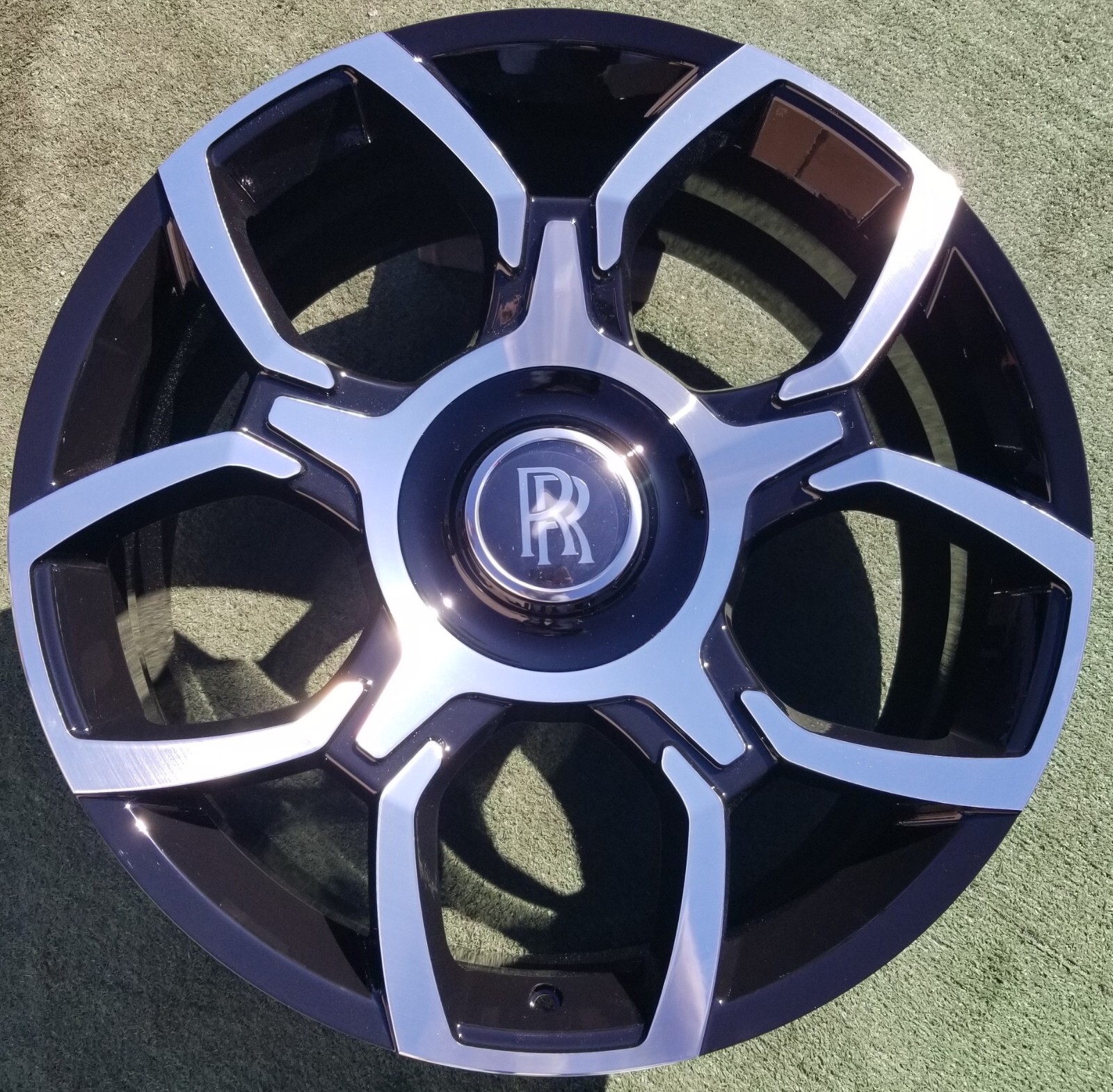Forged Black Badge Style 22 inch Wheels for OEM Factory Rolls Royce ...