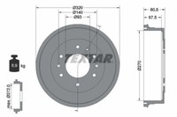 2X Textar 92118705 Bremsscheibe FüR Cadillac Passend FüR Fiat Opel Saab