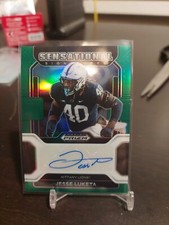 2023 Chronicles Draft Picks Jesse Luketa Sensational Signatures Auto Green Prizm