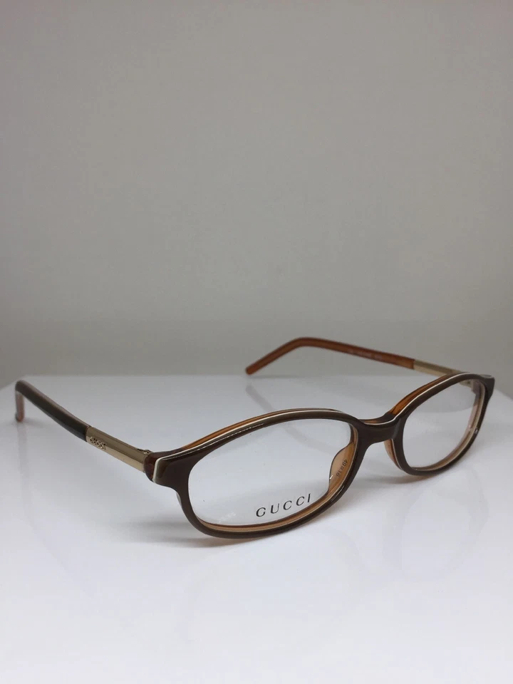 Nuevo De Colección GUCCI GG 2468 GAFAS GG 2468 C. S1G Marrón Brillante 49-16mm Foto 4 de 4