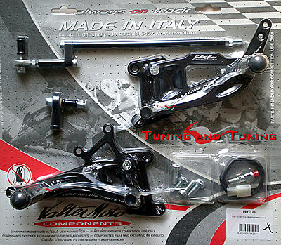 Fußrastenanlagen Racing Valtermoto TYP 1.5 FÜR TRIUMPH  (PET11)