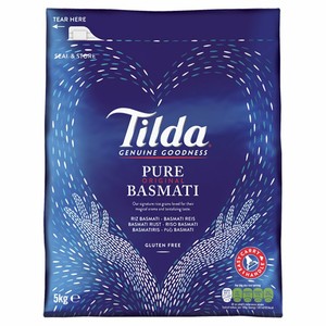 tilda basmati 5kg rice pure