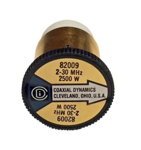 Coassial Dynamics 82009 Elemento da 0 a 2500 Watt per 2-30 MHz Compatibile con Bird - Foto 1 di 3