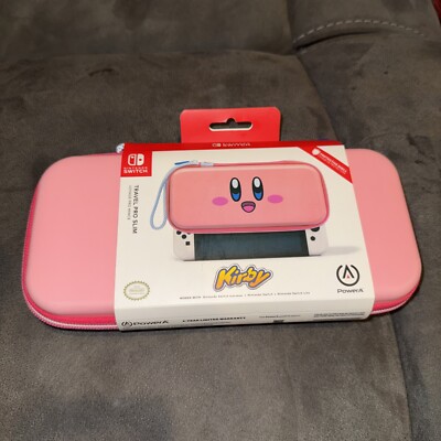 Travel Pro Slim Case Nintendo Switch KIRBY pink PowerA NEW fast