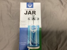 Disinfectant Jar Glass thickened style Midsize Salon Barber Disinfecting Jar,