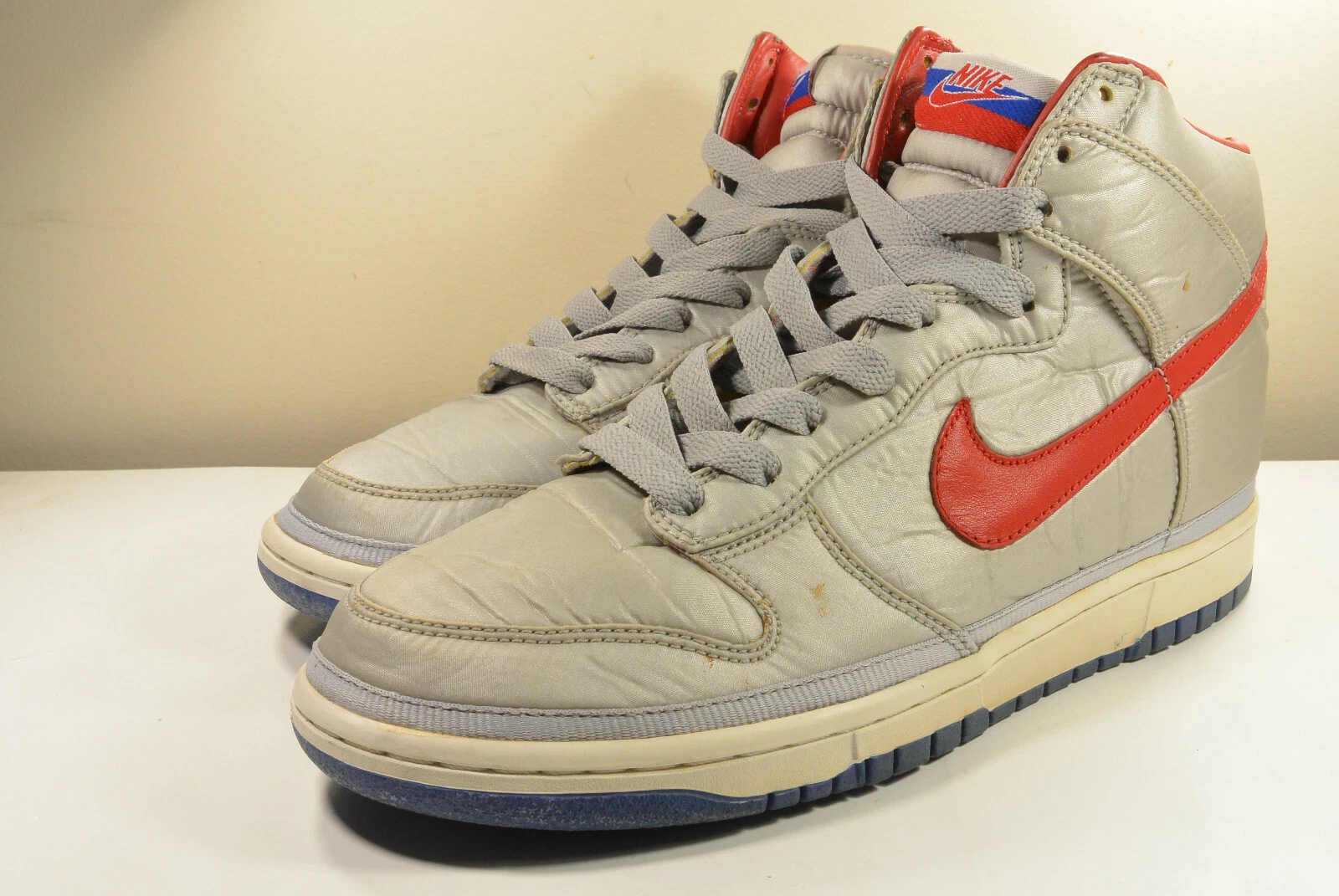 NIKE 2008 DUNK X VANDAL SUPREME HI 346113 061 ARGENT MÉTALLIQUE 9 VINTAGE PRESTO