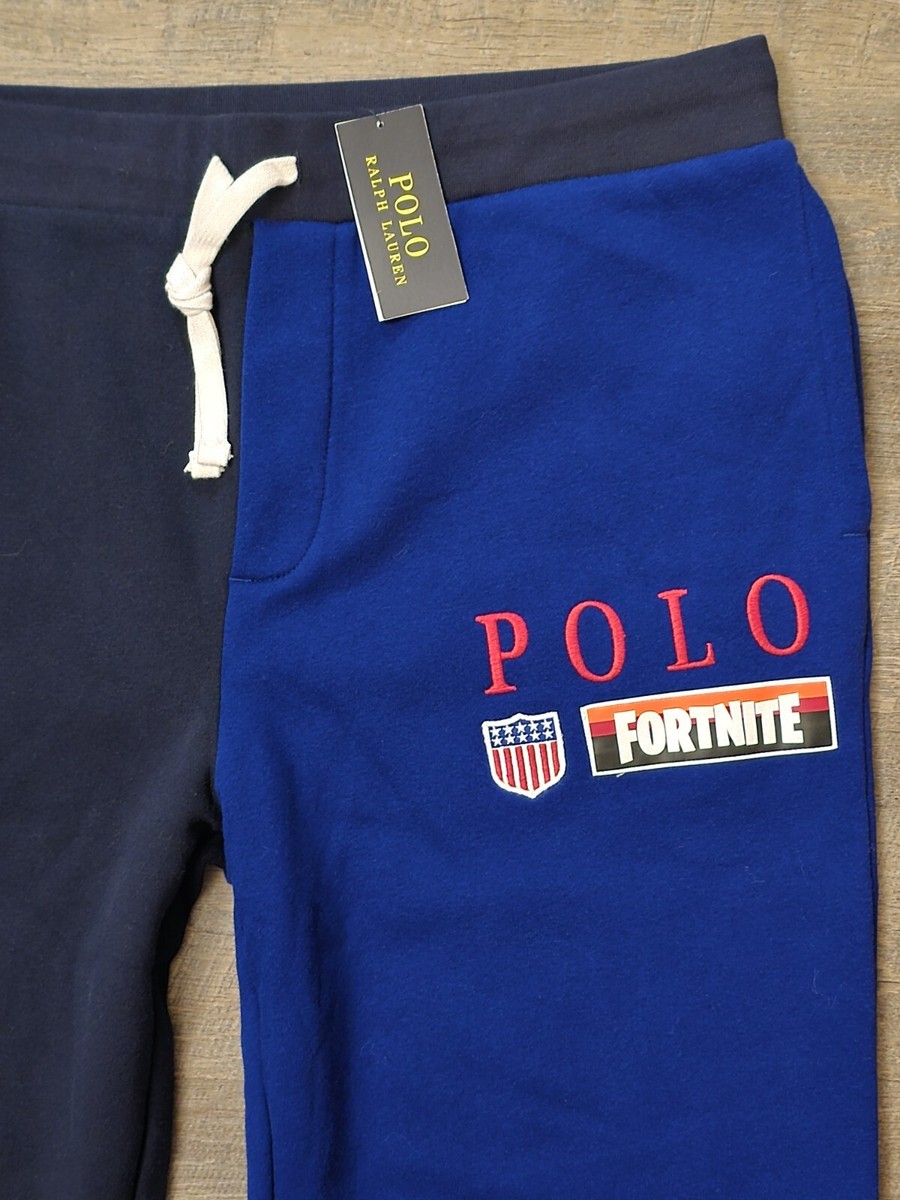NWT Polo Ralph Lauren Fortnite Stadium fleece joggers sweat pants 