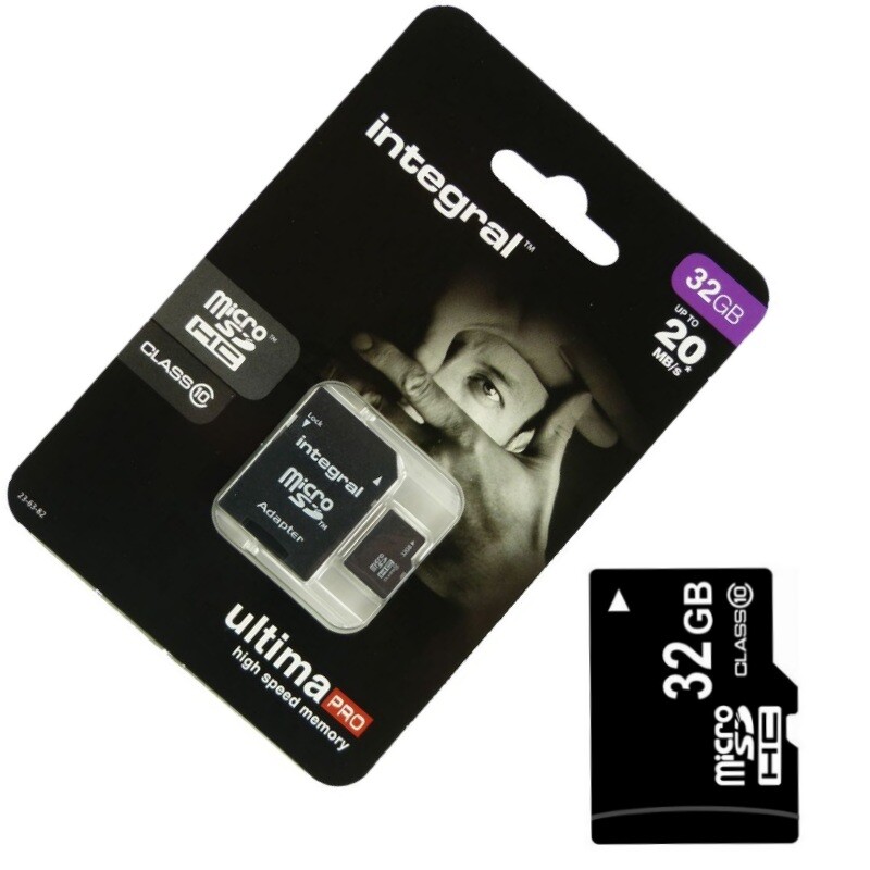 Carte Micro SD 32 Go Classe 10 pour Huawei Y7 2019 et Smartphones Compatibles