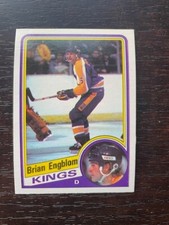 1984-85 O-Pee-Chee OPC Set Break #83 Brian Engblom - Los Angeles Kings NM+