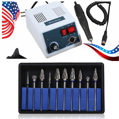 Dental Lab Marathon Electric Micromotor Polishing Unit + 35K rpm Motor Handpiece