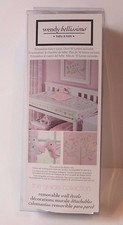 Wendy Bellissimo Gracie Wall Decals Stickers for Baby Girl Nursery Decor Pink