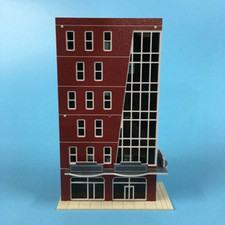 1  160 Scale Outland Building Models Railway Scenery Modern Office Building