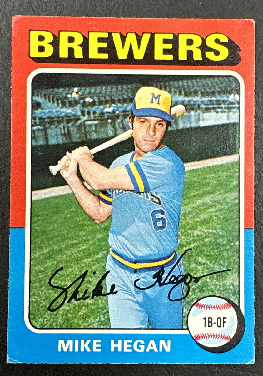 1975 O-Pee-Chee OPC Baseball - #99 Mike Hegan - Milwaukee Brewers