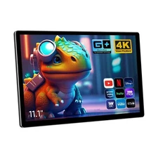 11.1-inch 2K QLED Touch Screen Android 14 Portable Car TV, Car Rear Seat Head...