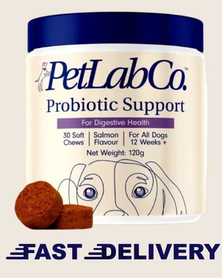 Petlab Co Probiotic Dog Chews Gut Health Support Treats Stop Itchy Skin & Yeast