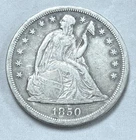 1850-O Liberty Seated Dollar