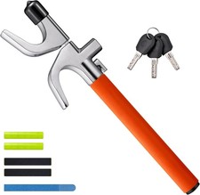 AstroAI Lenkradkralle Lenkradschloss Auto Diebstahlsicherung 3 Schlüssel