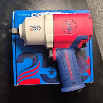 NEW IN BOX Cornwell Tools CAT5380RWB 1/2in Air Impact Wrench. 250TH Anniversary.