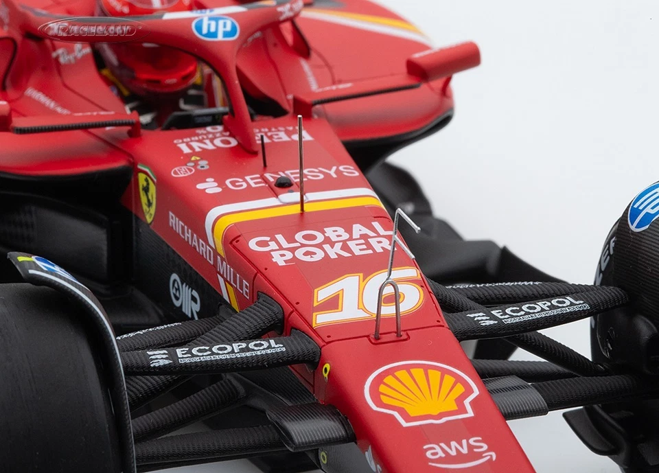 Ferrari SF-23 F1 Sieger GP USA Austin 2024 Charles Leclerc, Looksmart 1:18 - Bild 4 von 4