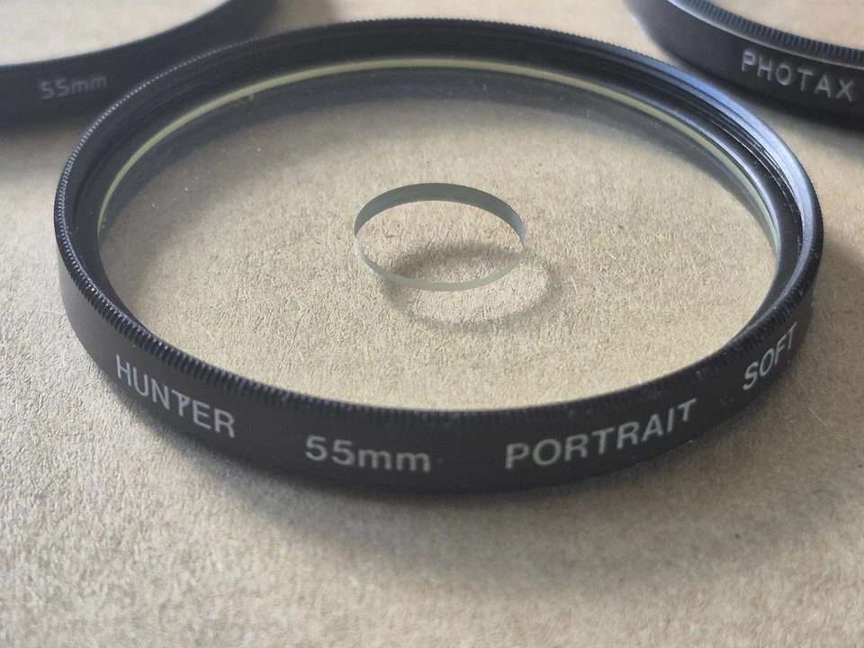55mm Filter Set 3 Filters Soft Spot Crystal Cross UV - Image 2 of 4