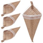 4 Pcs Wedding Party Ornaments Flower Arrangement Cones Organizer