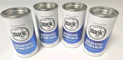 4 SoftSheen-Carson Magic Regular Strength Shaving Powder 5 Oz. Each