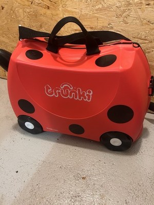Trunki Harley Marienkäfer Kinder Reisekoffer Ride-On Trolley Handgepäck rot