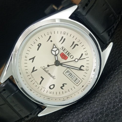 AUTOMATIC VINTAGE REFURBISHED SEIKO 5 6309A JAPAN MENS SILVER WATCH a442413-1