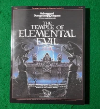 1e T1 -4 THE TEMPLE OF ELEMENTAL EVIL (1e) Advanced Dungeons Dragons AD&D 1st Ed