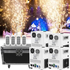 1200W Cold Spark Machine Stage Effect DMX Firework DJ Disco Wedding Up to 18 Fts