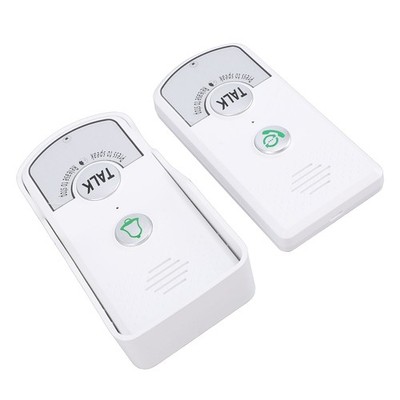 2 Way Voice Intercom Doorbell Home Wireless Doorbell Intercom Kit Indoor Out SET