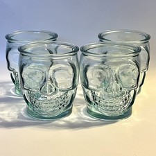 San Miguel Skull Tumbler Set of 4 Authentic 1...