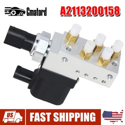Air Suspension Compressor Control Valve Block A2113200158 For Mercedes W211 E320